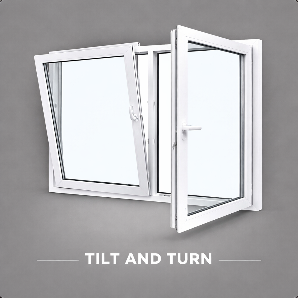 Tilt and turn window design