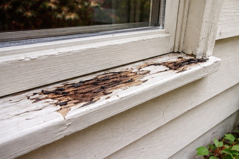 Repair and Replacement of window sills in Naperville