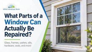 what parts of the window can be repaired
